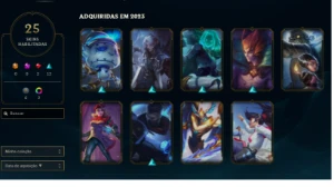 Conta Mestre,com MMR High Elo,25 skins - League of Legends LOL