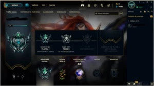 CONTA PLATINA 1 EX DIAMANTE !!! MONO GALIO - League of Legends LOL