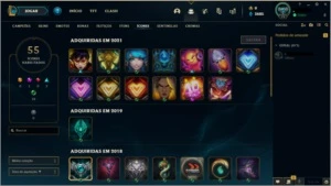 CONTA PLATINA 1 EX DIAMANTE !!! MONO GALIO - League of Legends LOL
