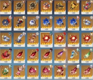 Conta Genshin Impact AR 56 9 personagens 5* e 18 4*g