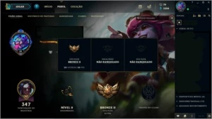Conta League of Legends,91 Campeões -  Unranked SOLO S8 LOL