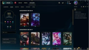 Conta League of Legends,91 Campeões -  Unranked SOLO S8 LOL