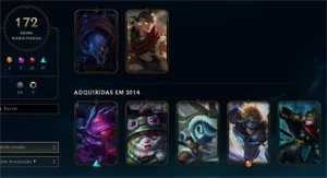 Conta LEAGUE OF LEGENDS LOL