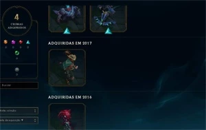 Conta LEAGUE OF LEGENDS LOL