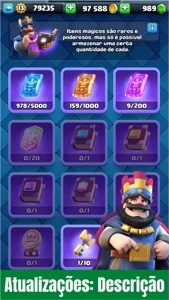 Clash Royale NÍVEL 13 - 100.000 GOLD + 9 SKINS +26 Emojis
