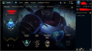 Conta Lol platina 1, 65 skins, 122 campeões