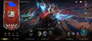 Conta smurf de Wild rift com skin limitada do talon com bord - League of Legends: Wild Rift LOL WR