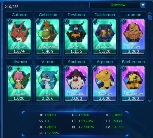 Conta Dmw Mid Com Varios Sss+ - Digimon Masters Online DMO