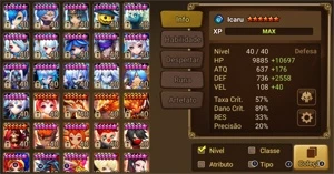 Conta SW  Nat5 LD Hanwul e Mobs Colab - Summoners War