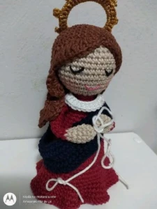 Nossa senhora Desatadora de Nós em Crochê
