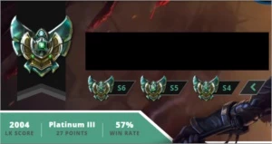 Conta lol platina 3 (desde a s4 platina) - League of Legends
