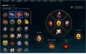 Conta league of legends 2014, gold IV 225 skins 61 legacy LOL