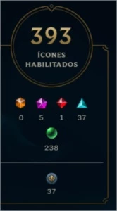 Vendo conta lol 254 skins 9k de rp - League of Legends