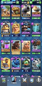 Conta clash Royale 9k troféus 11 evo