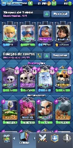 Conta clash Royale 9k troféus 11 evo