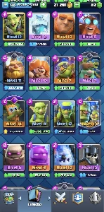 Conta clash Royale 9k troféus 11 evo