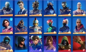 Conta Fortnite com mais de 100 skins