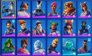 Conta Fortnite com mais de 100 skins