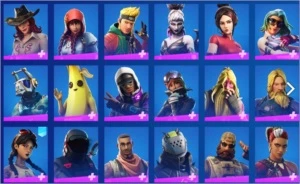 Conta Fortnite com mais de 100 skins