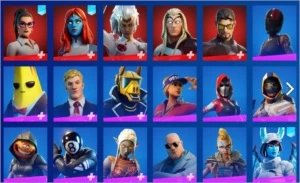 Conta Fortnite com mais de 100 skins