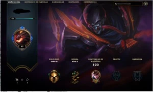 Conta LoL Ouro 3 - League of Legends