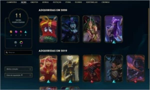 Conta LoL Ouro 3 - League of Legends