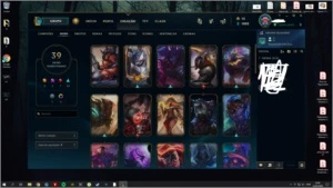 Conta D4 50 champs 39 skins tops mais barato do site. - League of Legends LOL