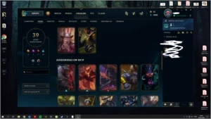 Conta D4 50 champs 39 skins tops mais barato do site. - League of Legends LOL