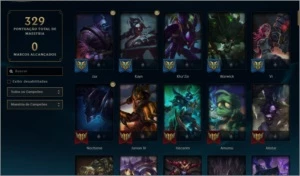 vendo conta prata 1 com 85 skins e passe de evento - League of Legends LOL