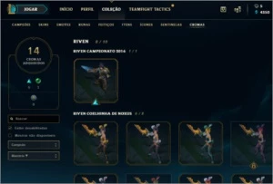 Conta Diamante III (Ex challenger) - League of Legends LOL