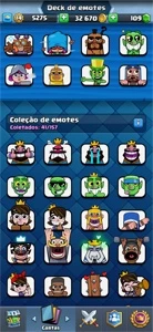 Conta Clash Royale bem avançada