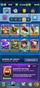 Conta Clash Royale bem avançada