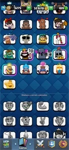 Conta Clash Royale bem avançada