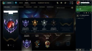 Conta diamante 4 main zed - League of Legends LOL