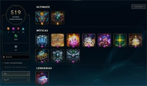 Conta TOP league of legends LOL
