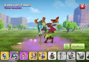 Cv 14 + clã + bastante skins CLASH OF CLANS