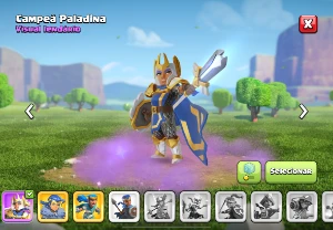 Cv 14 + clã + bastante skins CLASH OF CLANS