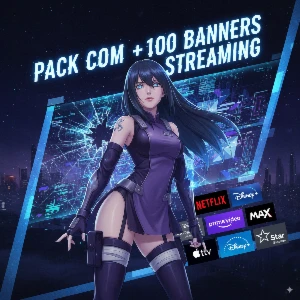 Pack Com + 100 Banners Streaming - Outros