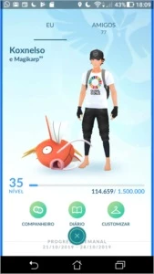 conta pokemon go - Pokémon