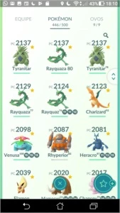 conta pokemon go - Pokémon