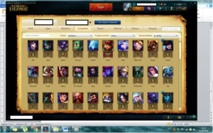 Conta Platina, skins raras - League of Legends LOL
