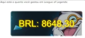 CONTA UNRANKED COM R$8000 + DE INVESTIMENTO - League of Legends LOL
