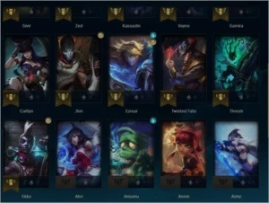 Conta Diamante 1 MMR Mestre ( VENDA EXPRESSA) - League of Legends LOL