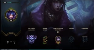 Conta Diamante 1 MMR Mestre ( VENDA EXPRESSA) - League of Legends LOL
