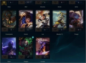 Conta Diamante 1 MMR Mestre ( VENDA EXPRESSA) - League of Legends LOL