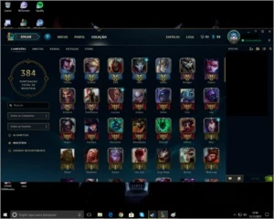 Conta full Champs-67 skins-Honra 5-G4 Solo/G3 Flex/P2 3x3 - League of Legends LOL