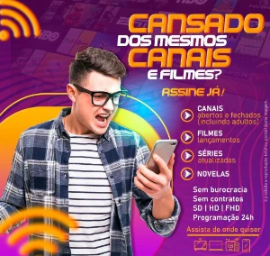 Assinatura de IPTV ( 3 Em 1 ) - Assinaturas e Premium