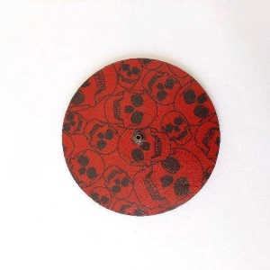 Porta Incenso Caveira Vermelha - Artesanato e Personalizados