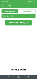 Gerador de notificação da Kiwify - Redes Sociais