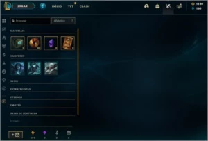 CONTA COM RP GRÁTIS (1180RP) - SMURF COM WR ALTO - League of Legends LOL
